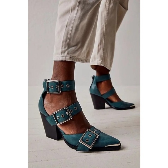 Free People X Jeffrey Campbell Hendrix Heels Size 6 NWT - Picture 1 of 15